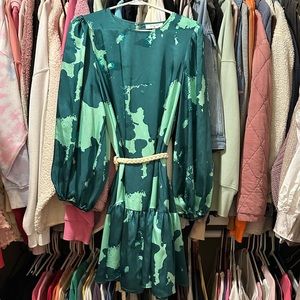 Alexis for Target green mini dress with belt XL